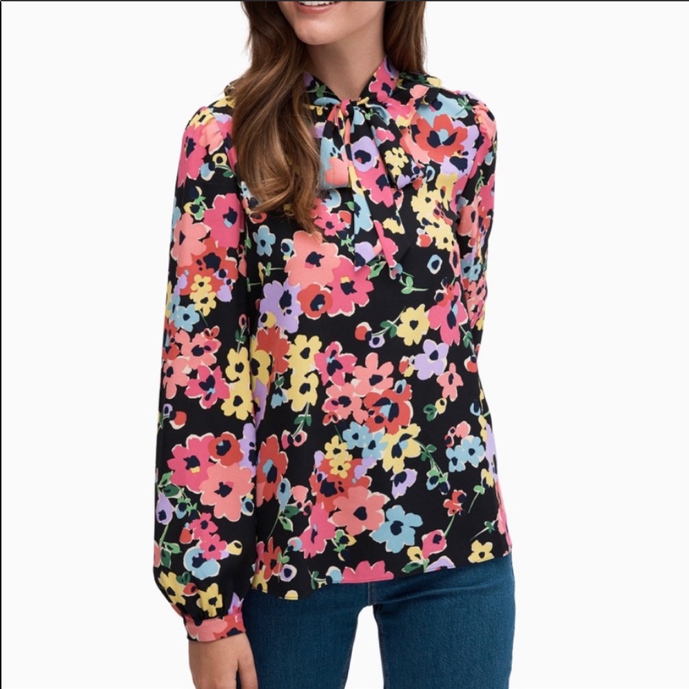 Kate Spade Wildflower Bouquet Blouse